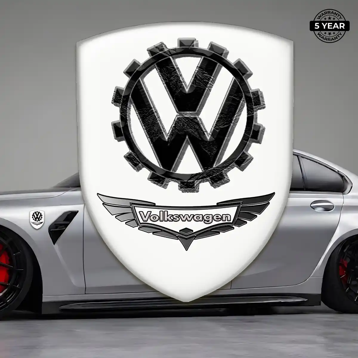 VW Self Adhesive Emblem Sticker Elite Finish