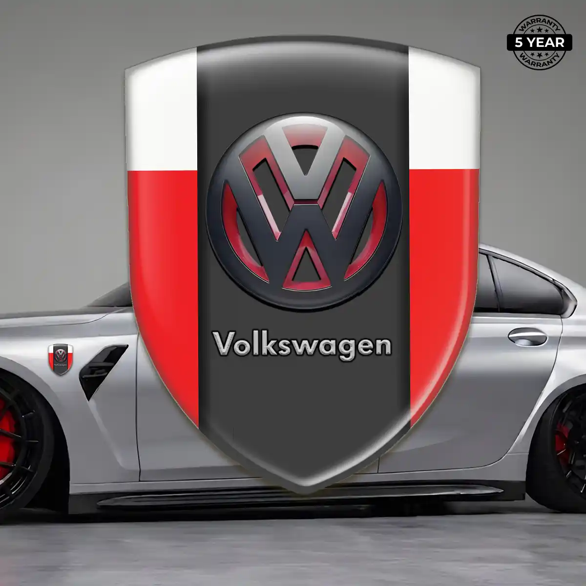 VW Self Adhesive Emblem Sticker Prime Quality