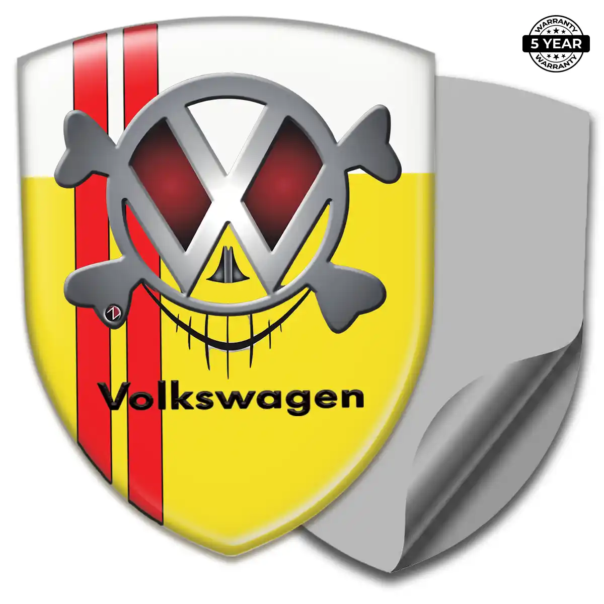VW Self Adhesive Emblem Sticker Refined Design