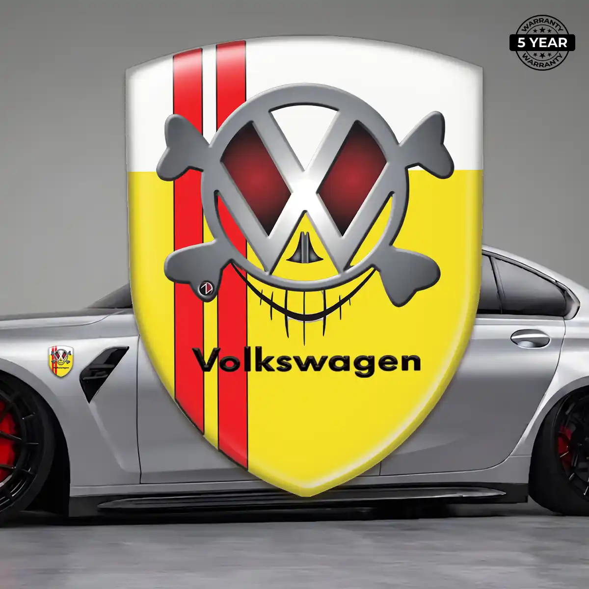 VW Self Adhesive Emblem Sticker Refined Design