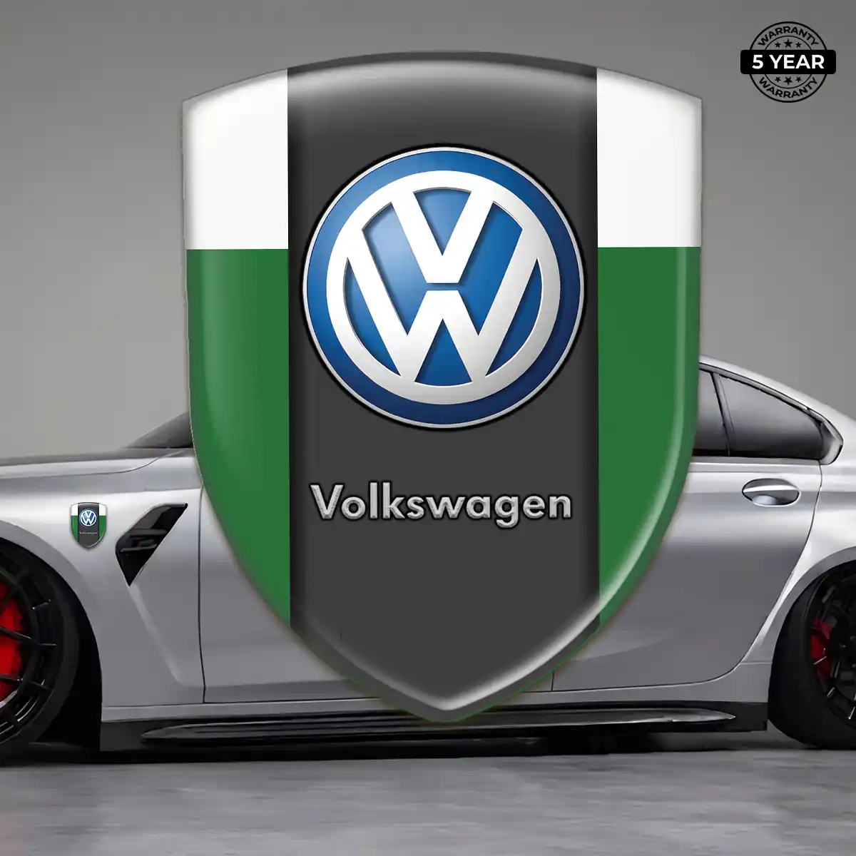 VW Self Adhesive Emblem Sticker Superior Craft