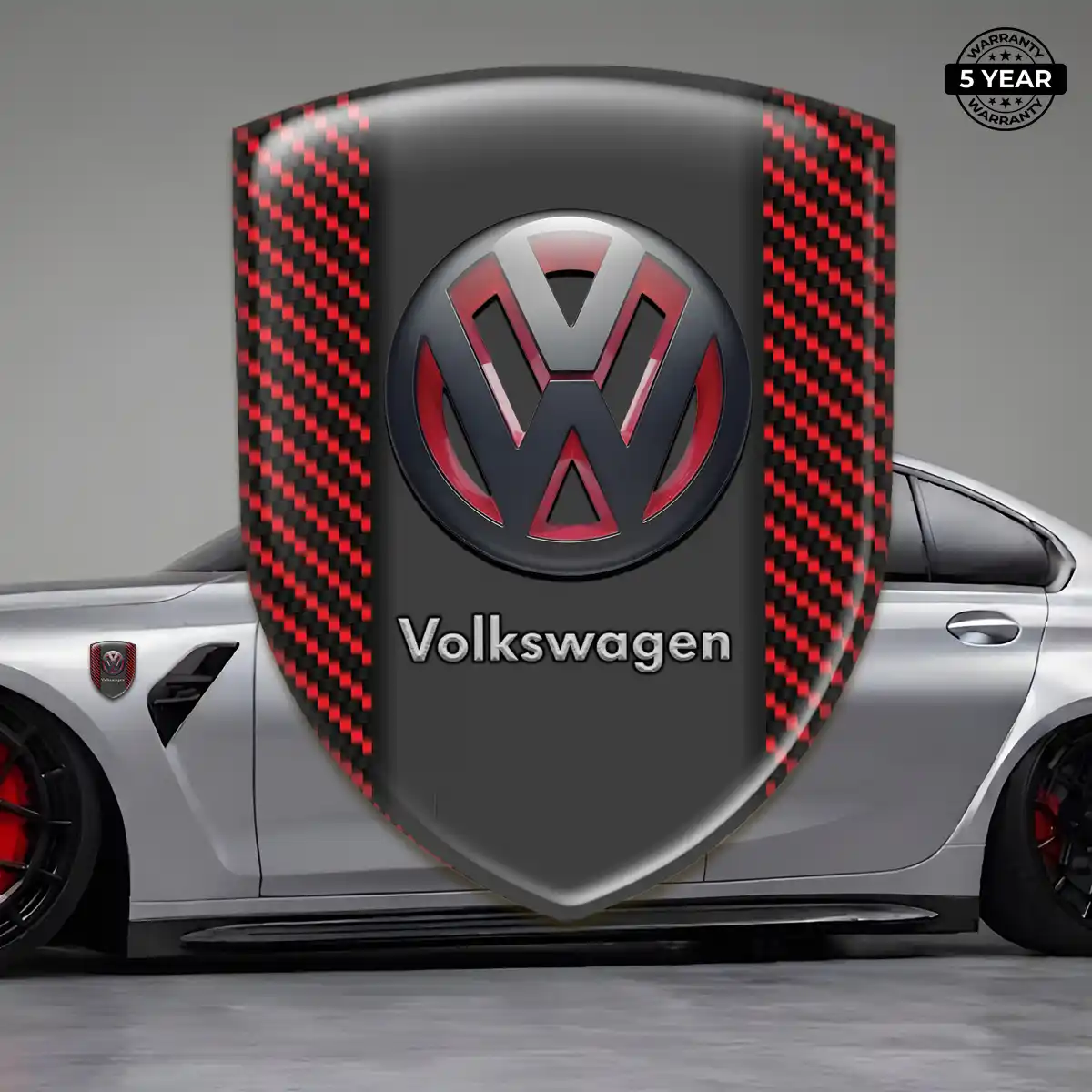 VW Silicone Emblem Elite Finish