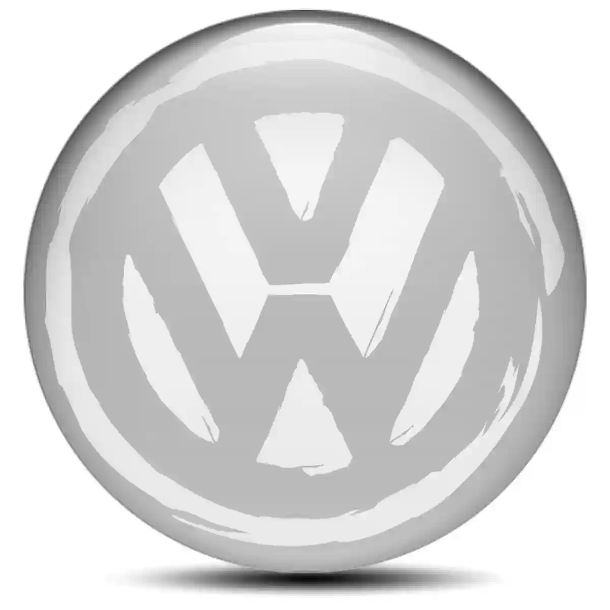 VW Silicone Emblem Self-Adhesive Stylish Design