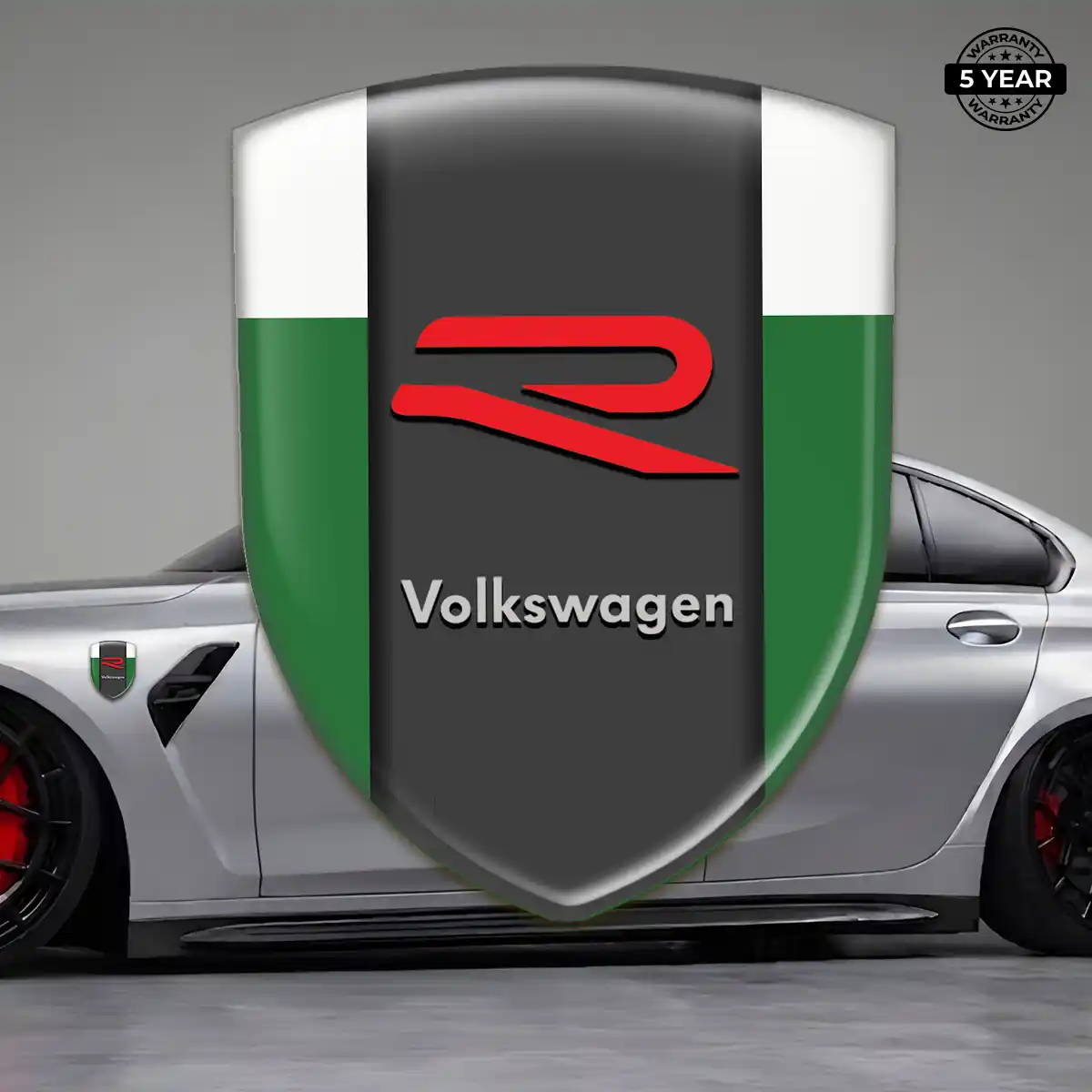 VW Silicone Emblem Sleek Style