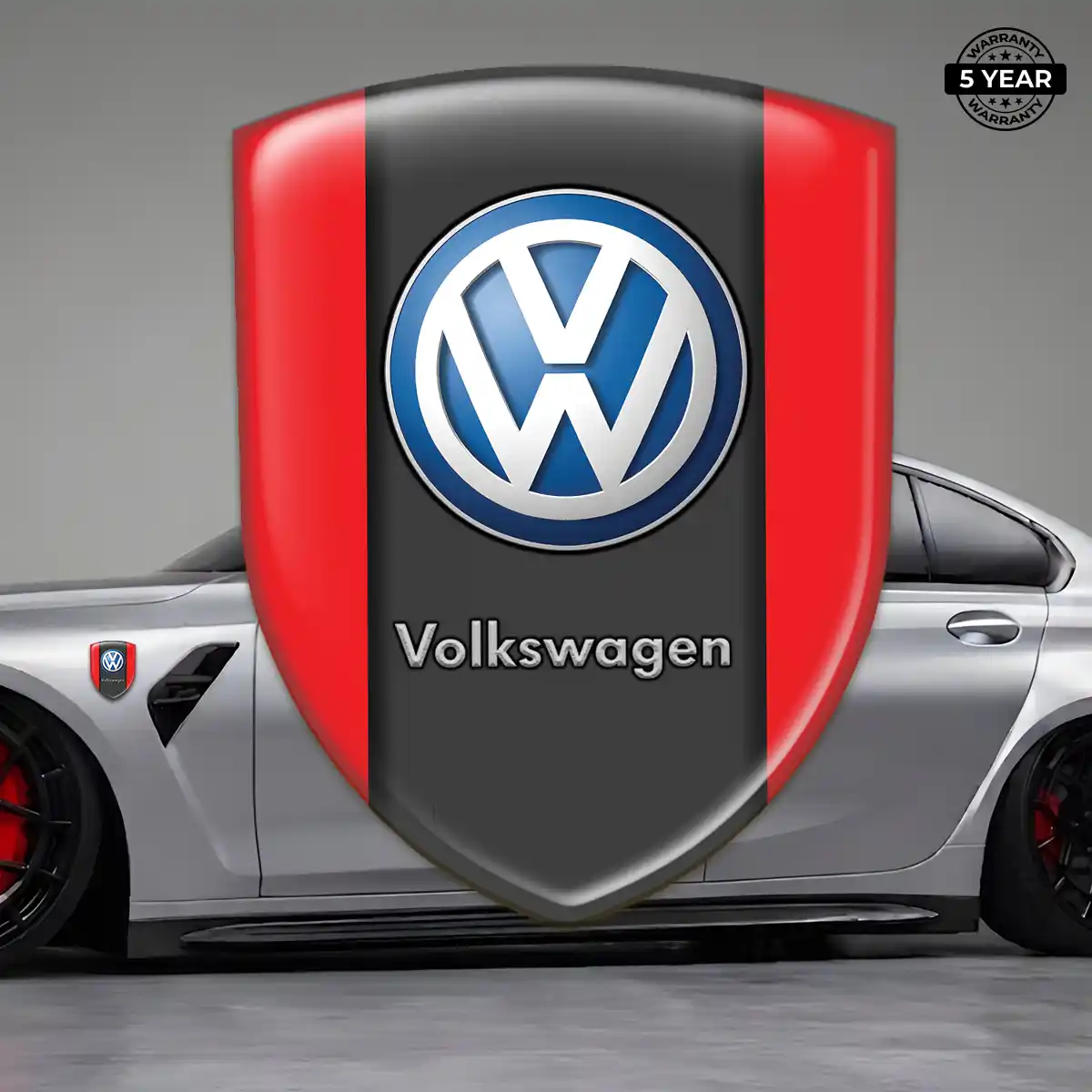 VW Silicone Sticker Refined Design