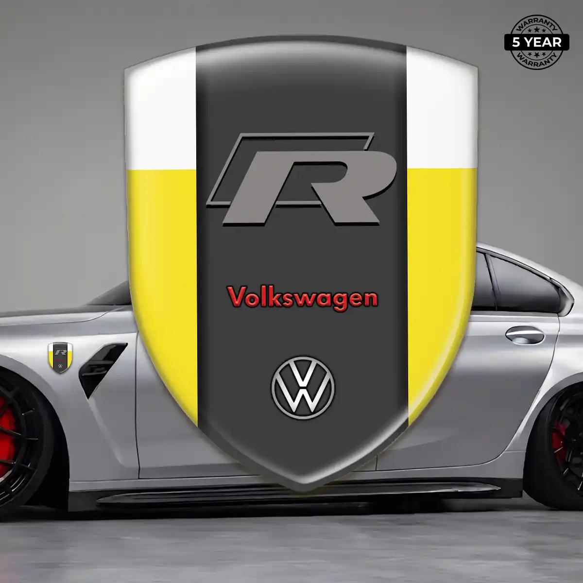 VW Silicone Sticker Sleek Style