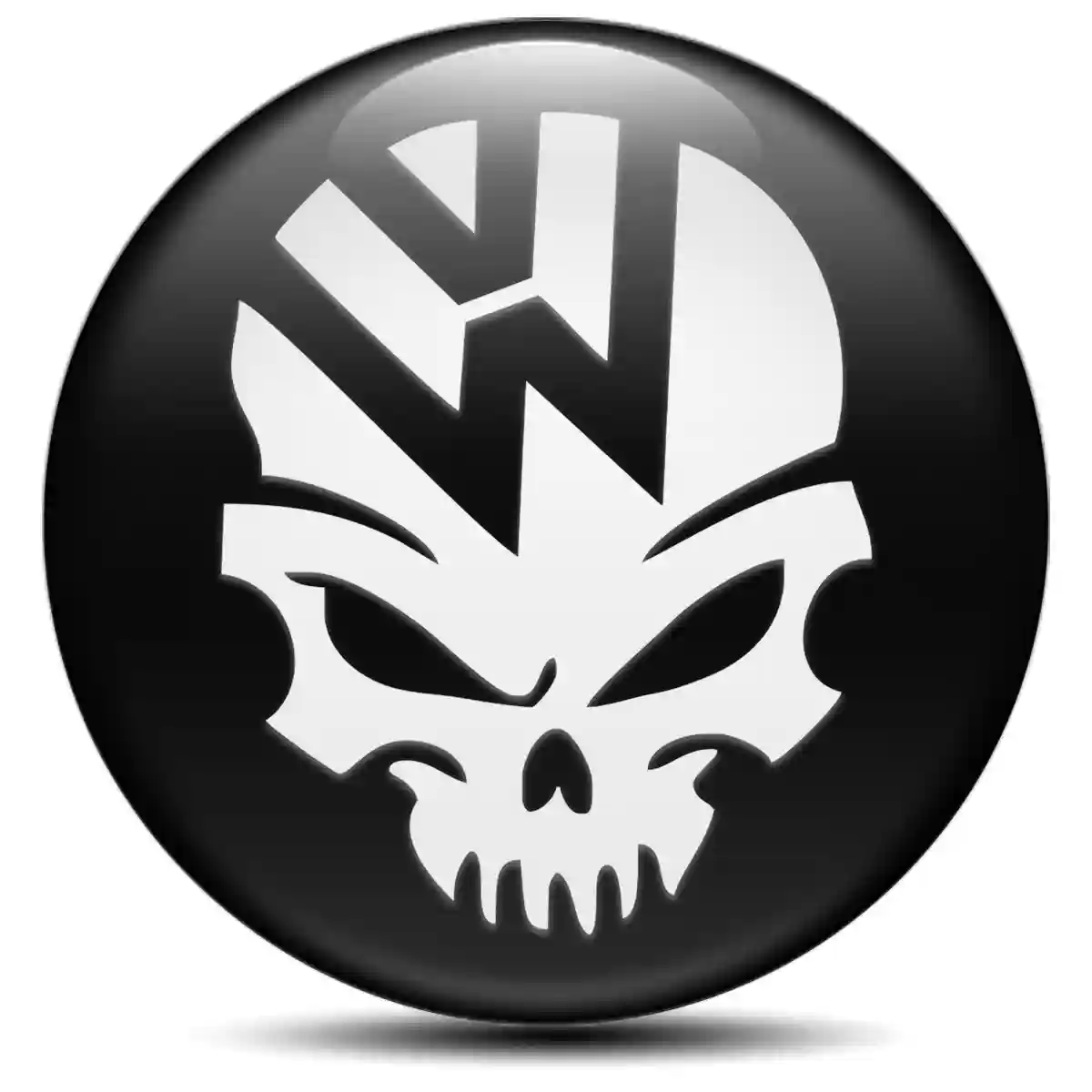 VW Silicone Sticker Stylish Design