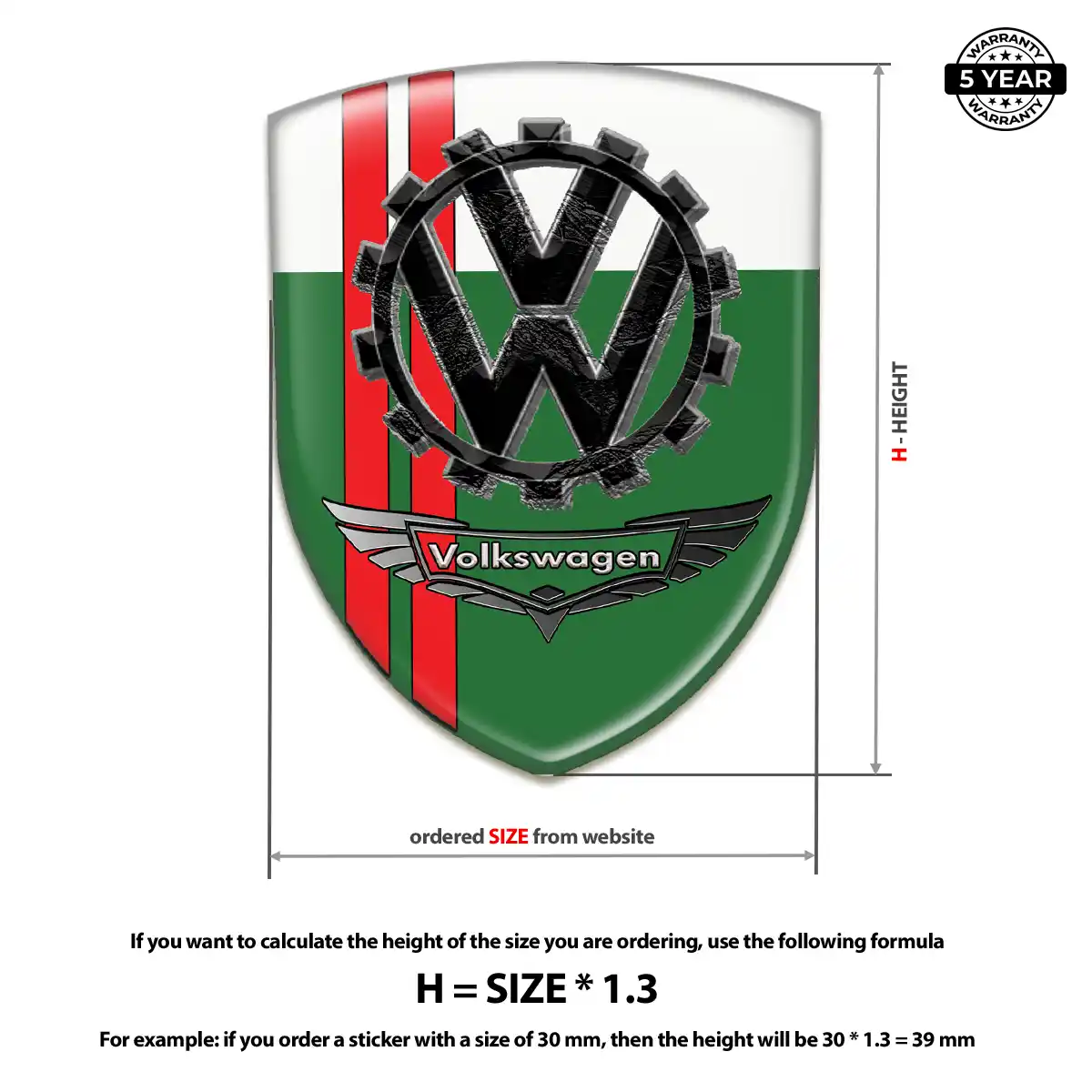 VW Sticker Superior Craft