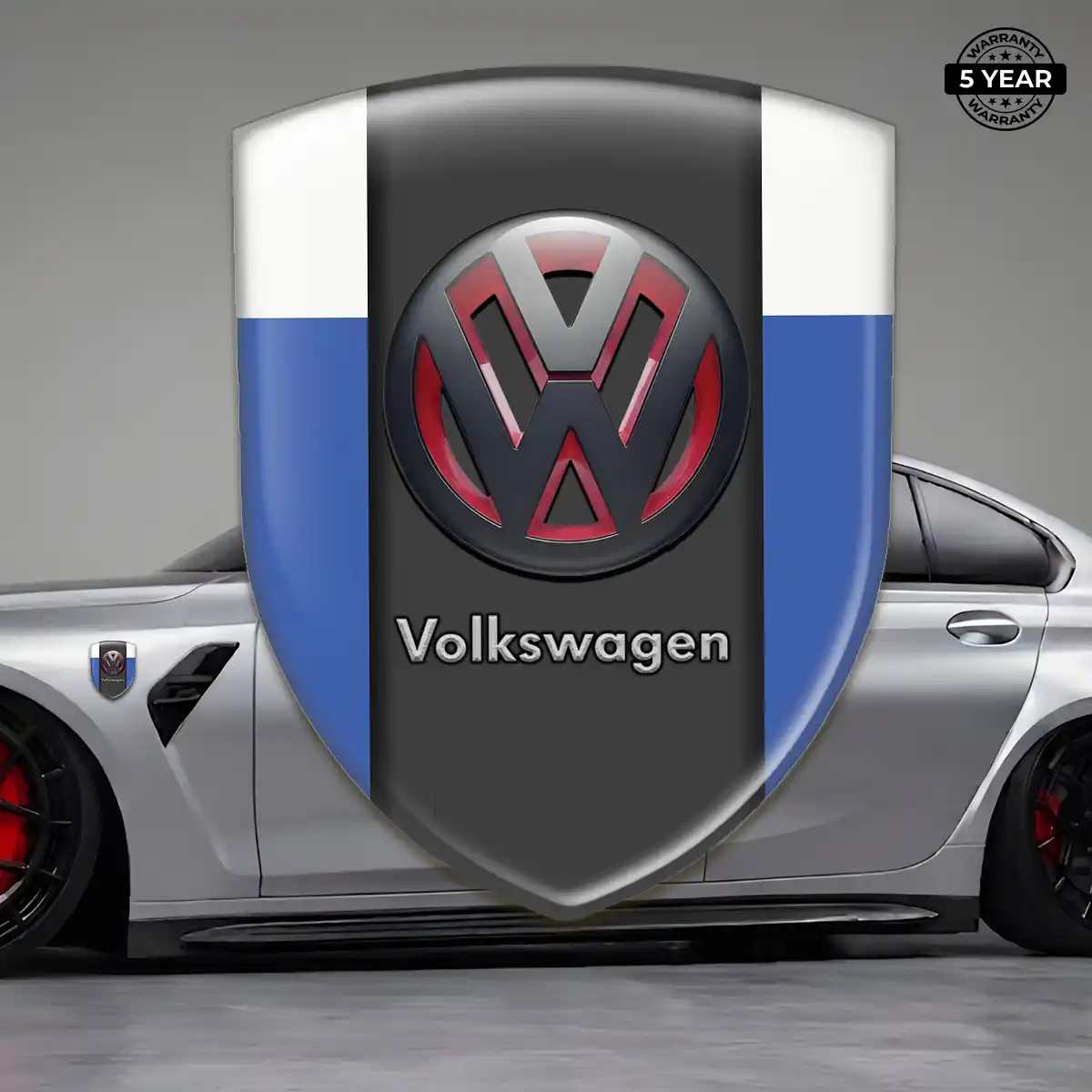 VW Vehicle Logo Sticker Refined Design