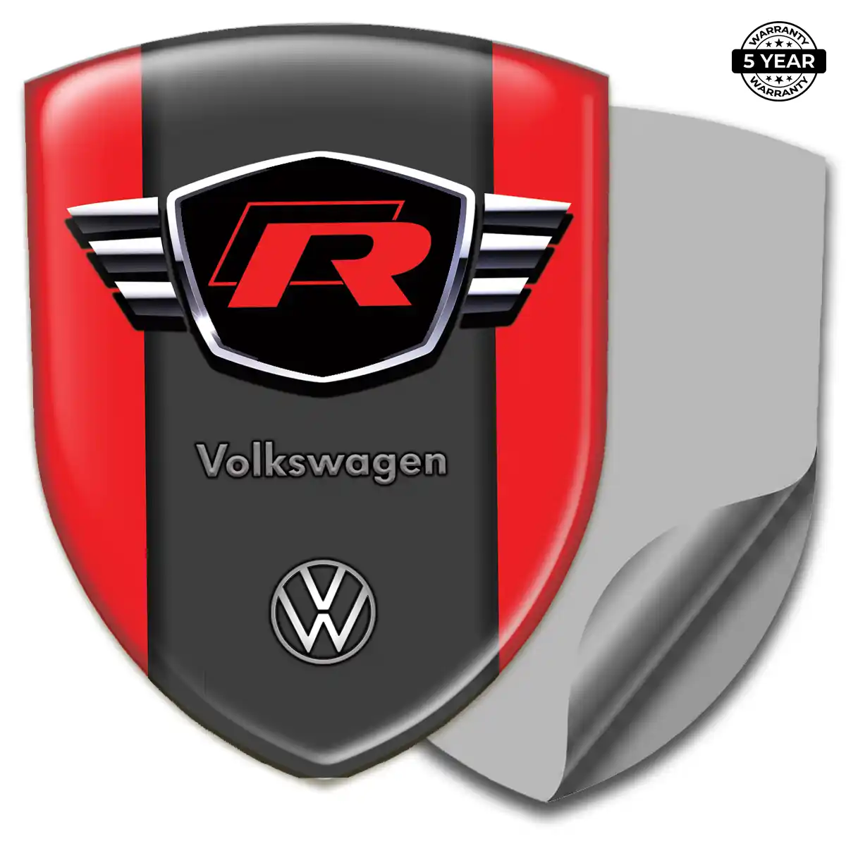 VW Vehicle Logo Sticker Sleek Style