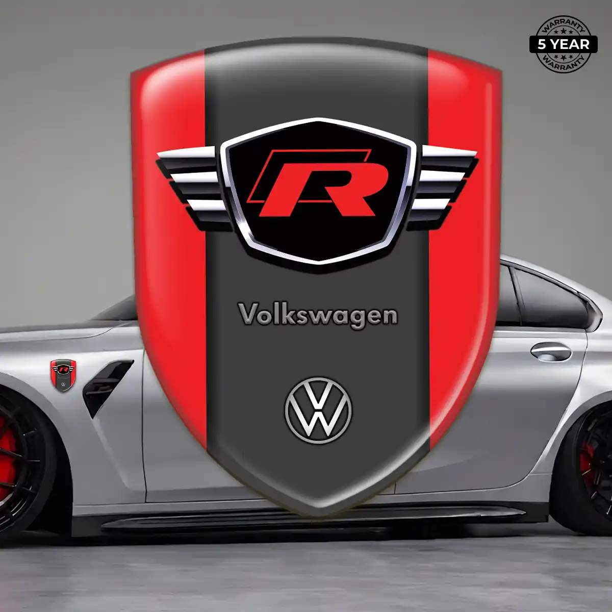 VW Vehicle Logo Sticker Sleek Style