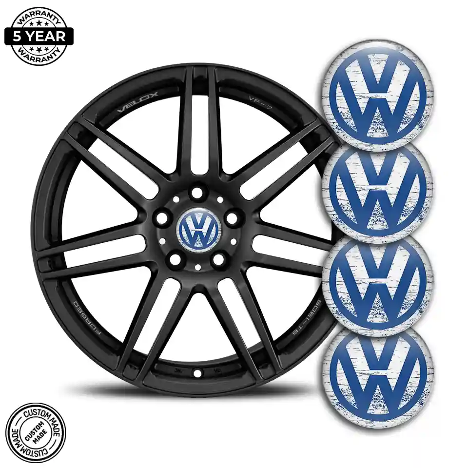 VW Wheel Emblem Self-Adhesive Premium Quality