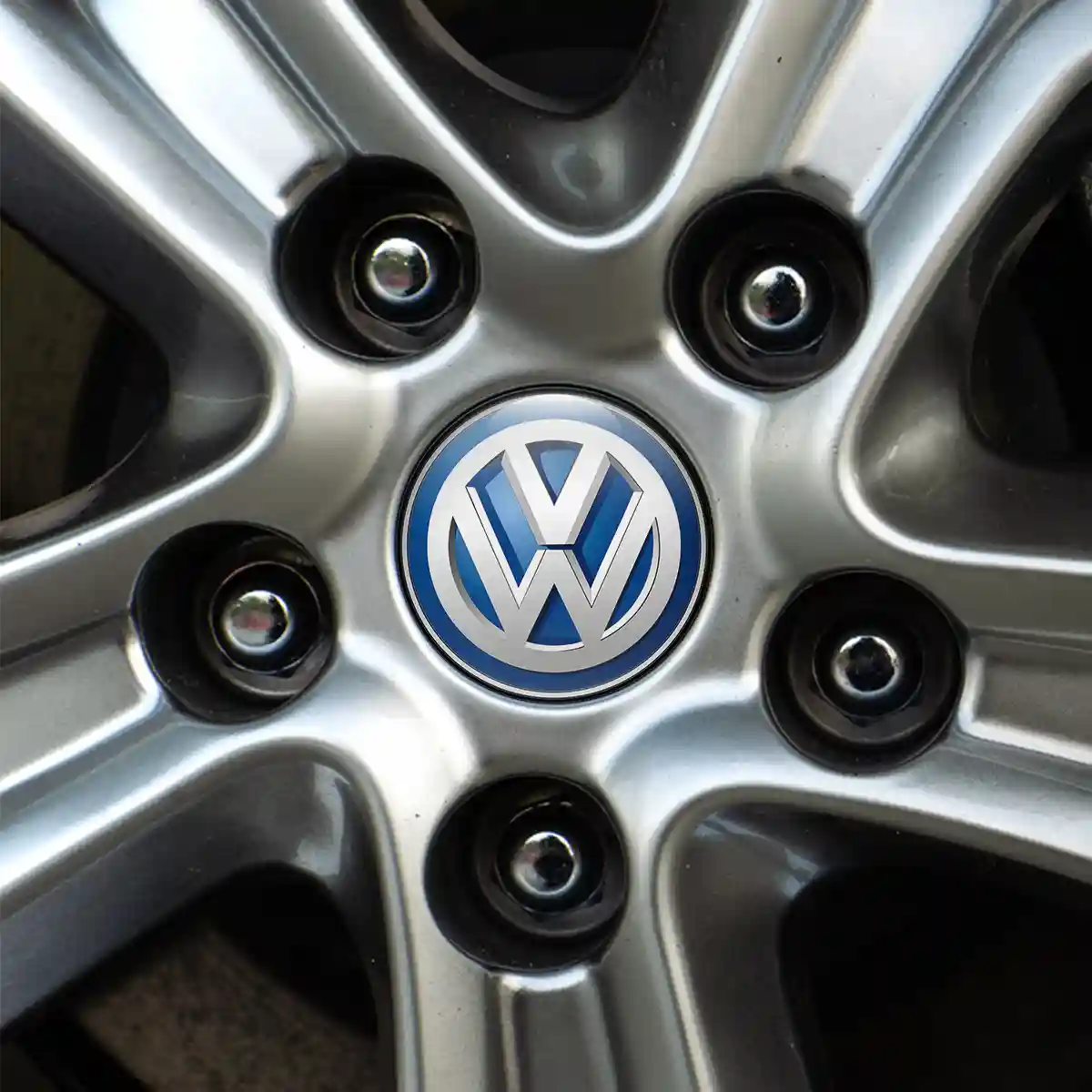 VW Wheel Emblems Stylish Design