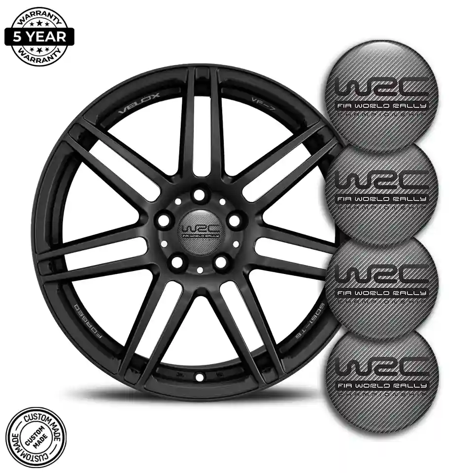 WRC Wheel Emblems Sleek Style