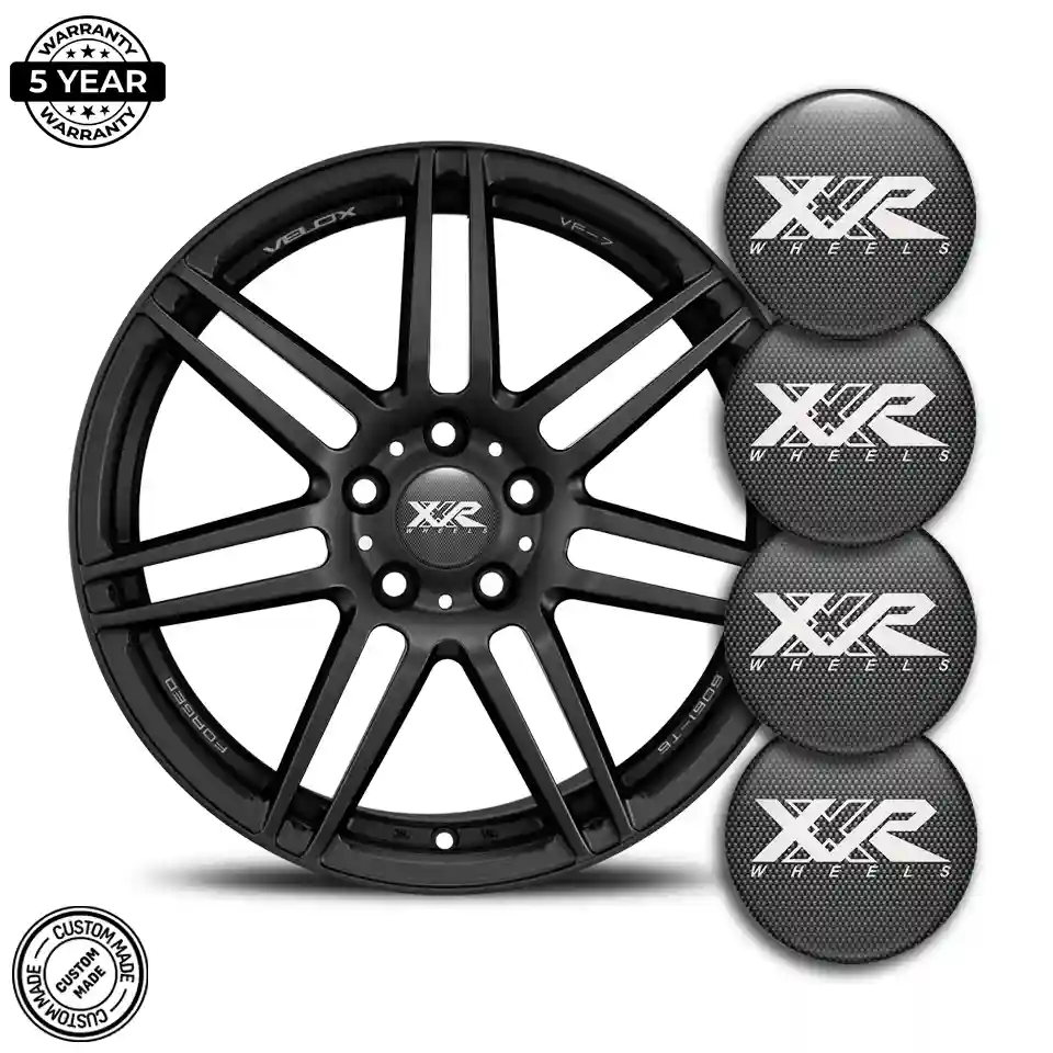 XXR Domed Sticker Self-Adhesive Sleek Style