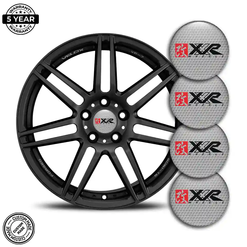 XXR Emblem Center Hub Cap Self-Adhesive Sleek Style