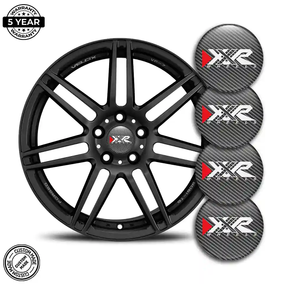 XXR Emblem Wheel Center Caps Refined Design