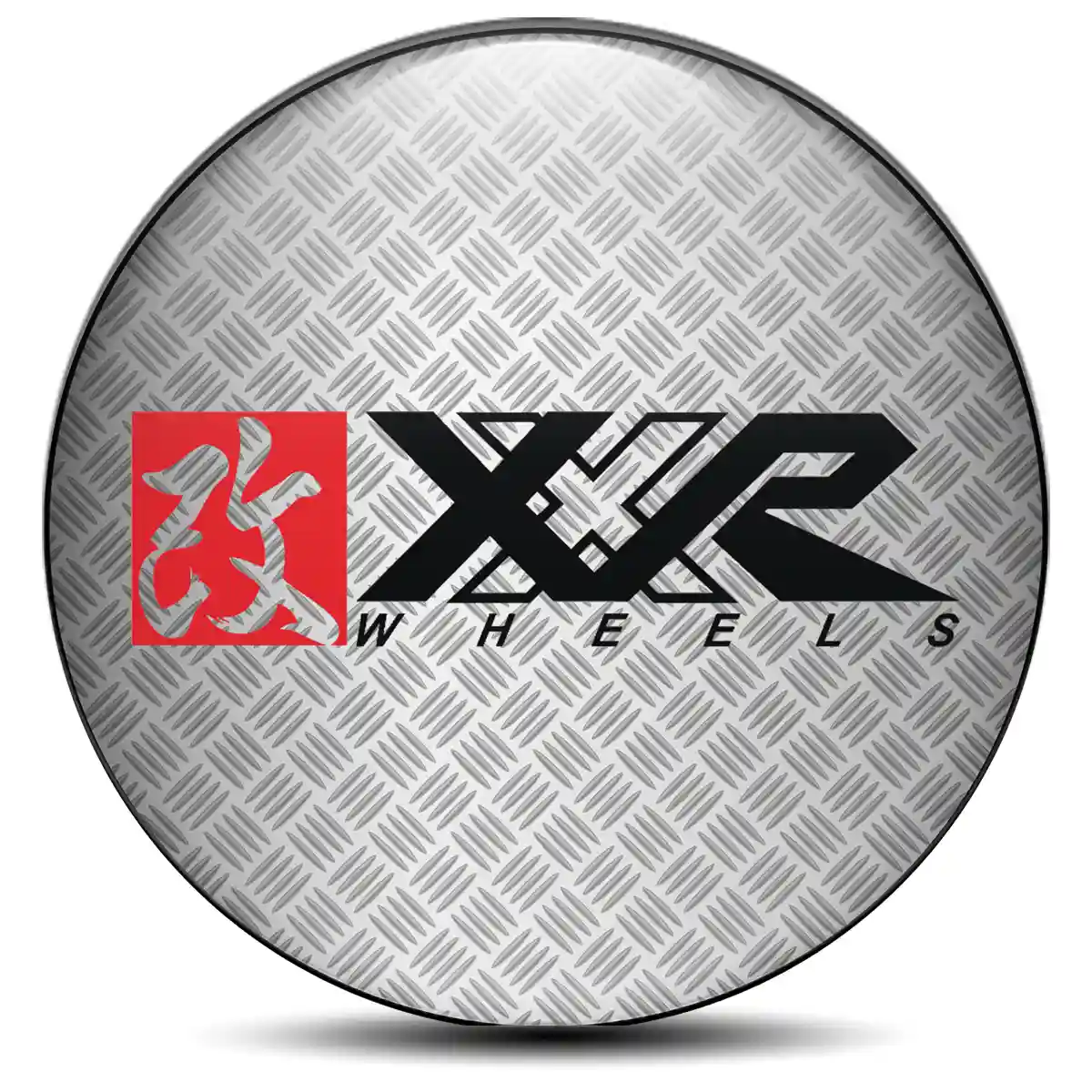 XXR Logo Silicone Sticker Self-Adhesive Sleek Style