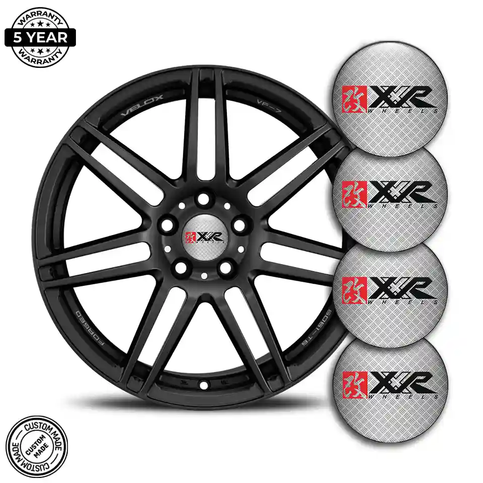 XXR Logo Silicone Sticker Self-Adhesive Sleek Style