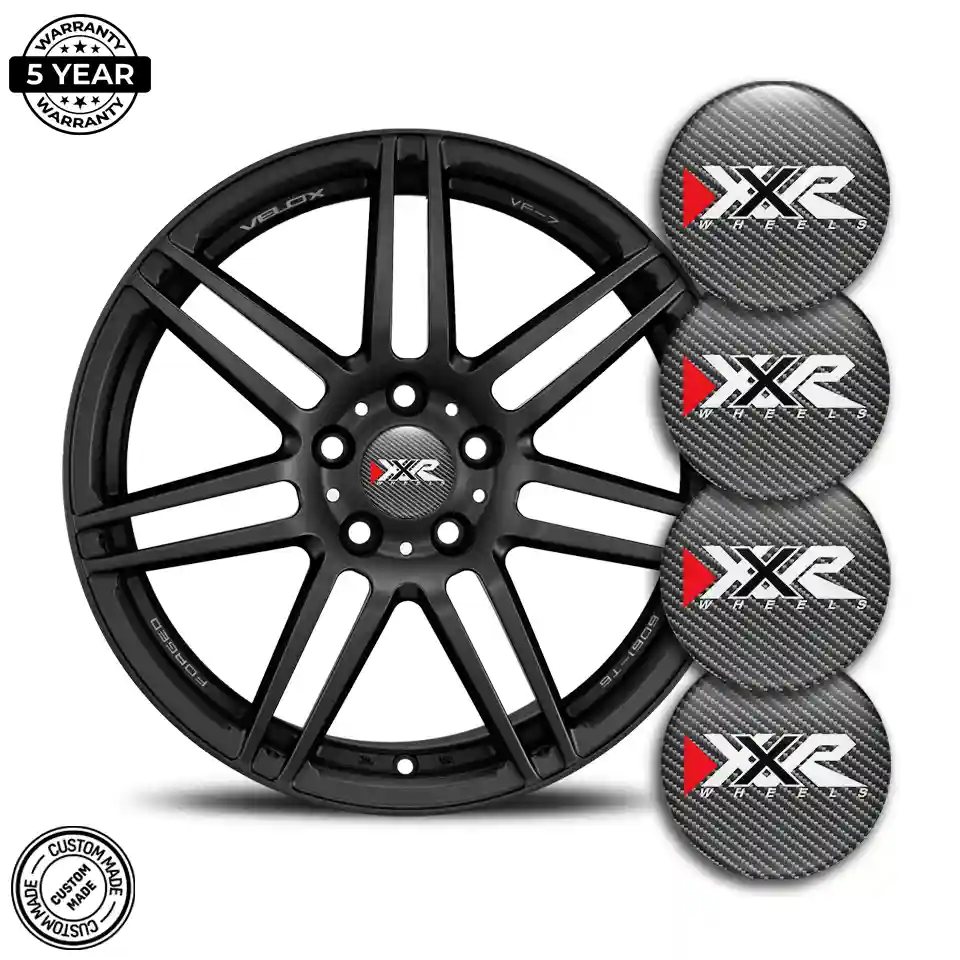 XXR Silicone Emblem Self-Adhesive Refined Design
