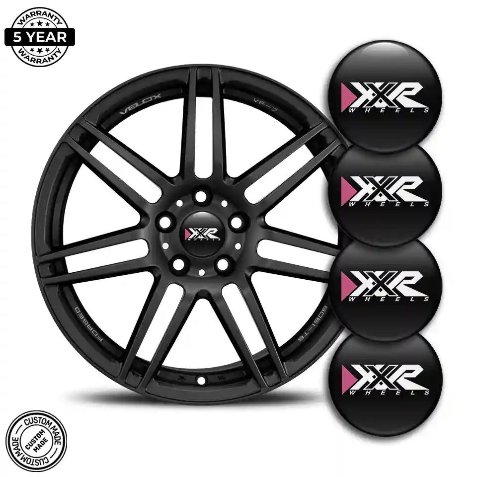XXR Wheel Emblem Self-Adhesive Sleek Style