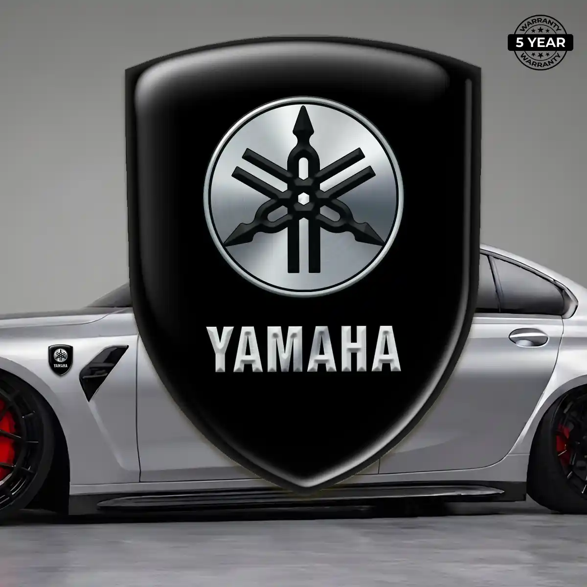 Yamaha 3D Badge Sticker Auto Tuning