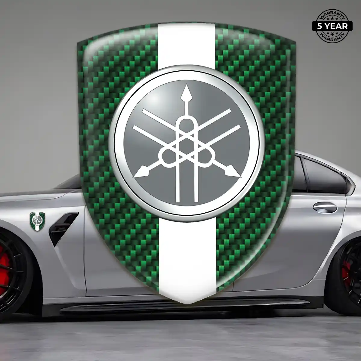 Yamaha 3D Badge Sticker Interior Elegance