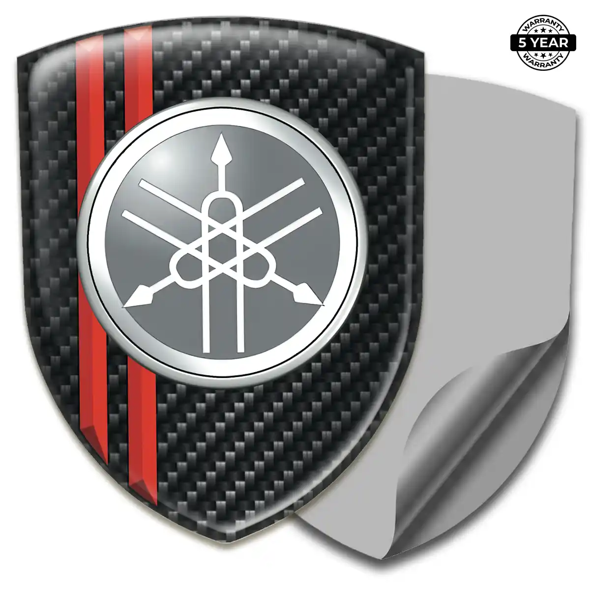 Yamaha 3D Badge Sticker Refined Design