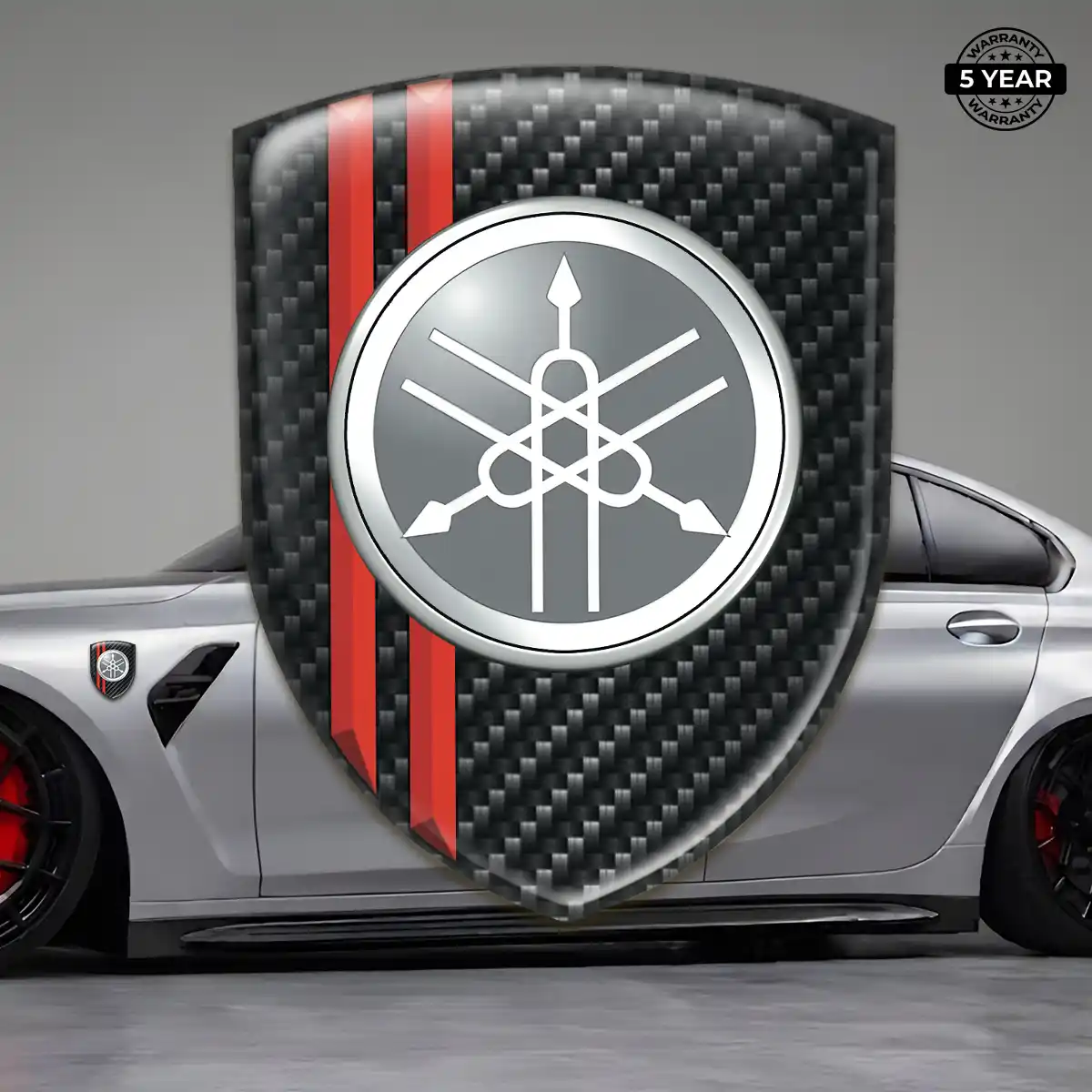 Yamaha 3D Badge Sticker Refined Design