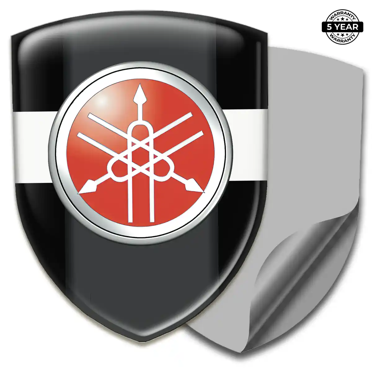 Yamaha 3D Domed Sticker Branded Line