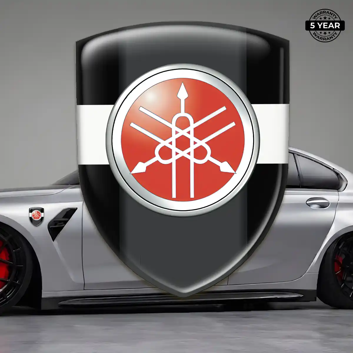 Yamaha 3D Domed Sticker Branded Line