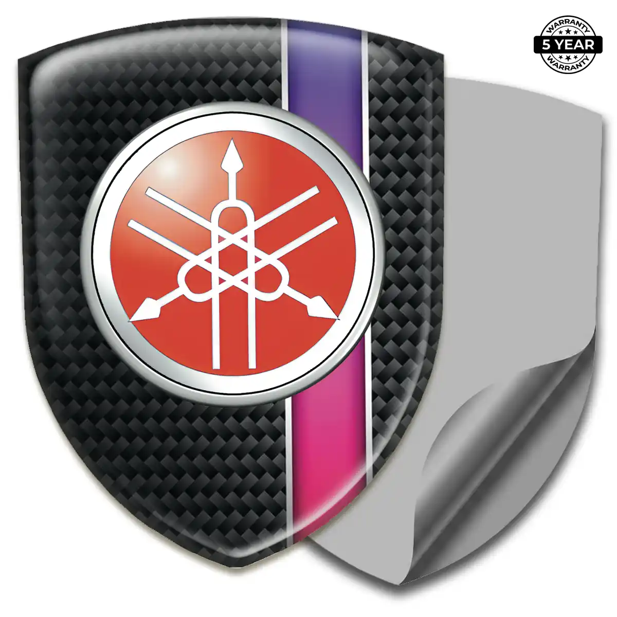 Yamaha 3D Domed Sticker Interior Elegance