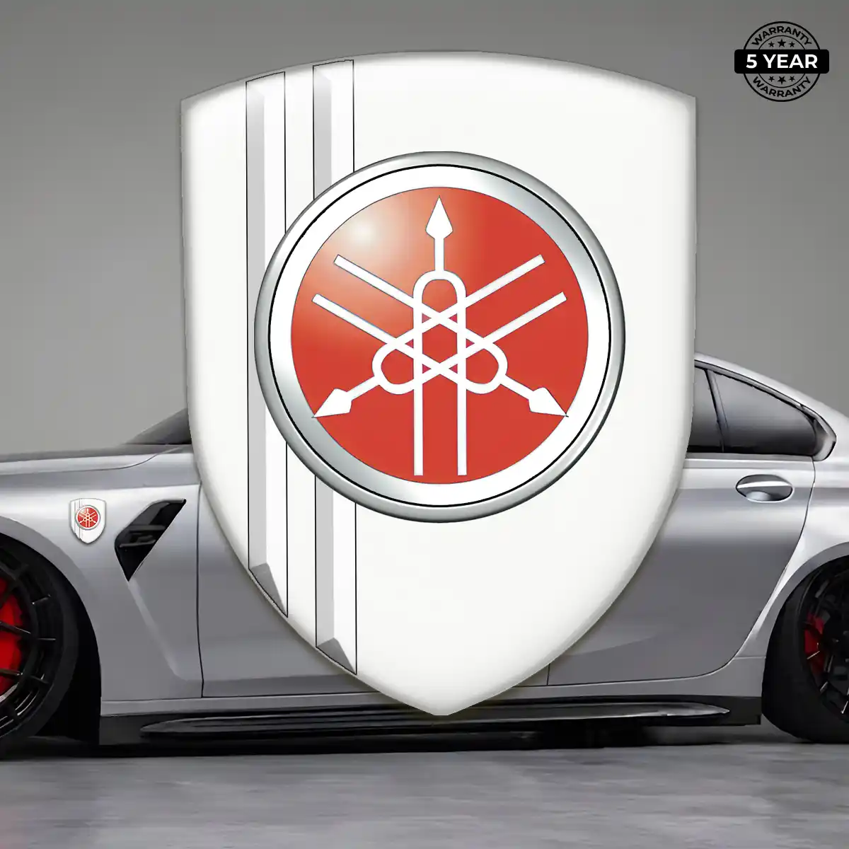 Yamaha 3D Domed Sticker Refined Design