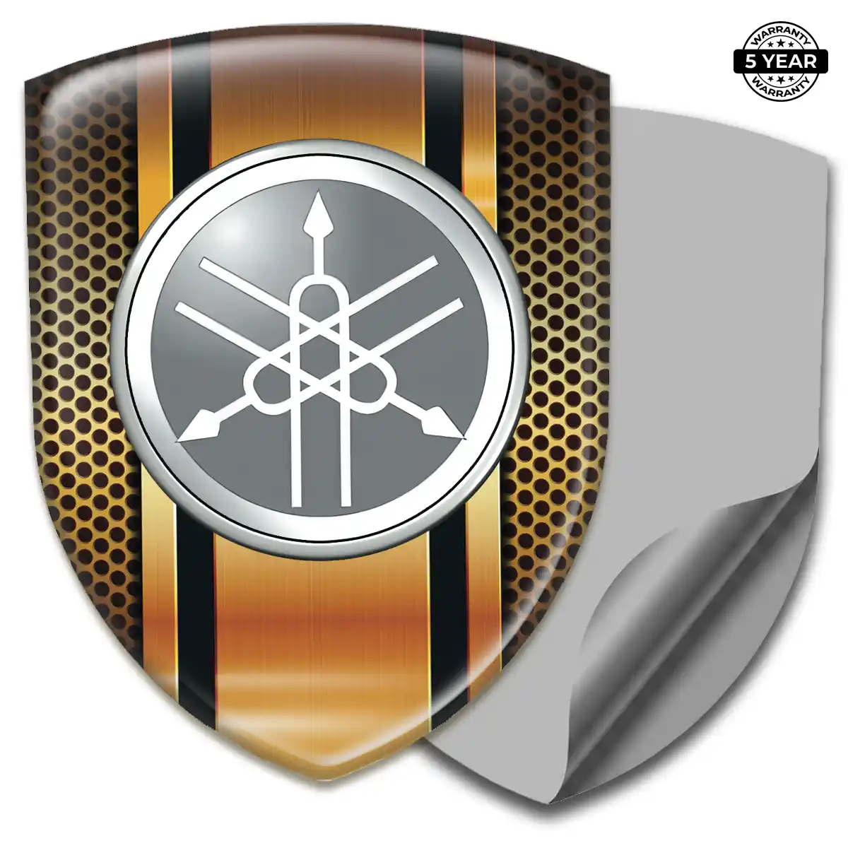 Yamaha 3D Domed Sticker Resin Luxe