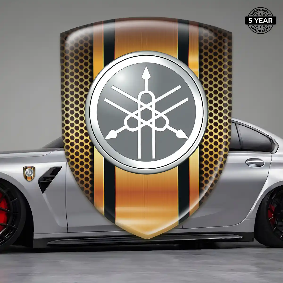 Yamaha 3D Domed Sticker Resin Luxe
