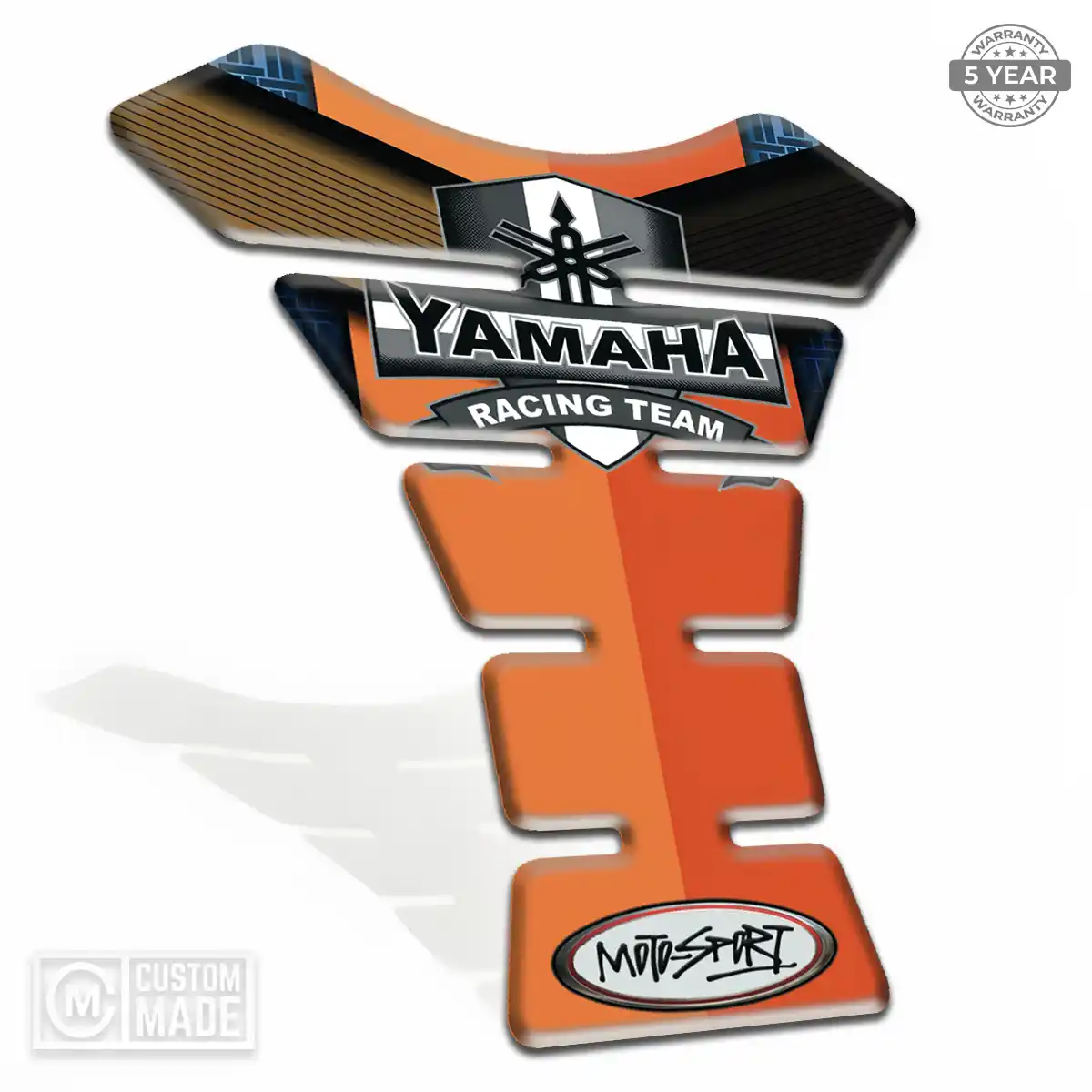 Yamaha 3D Domed Tank Pad Refined Design