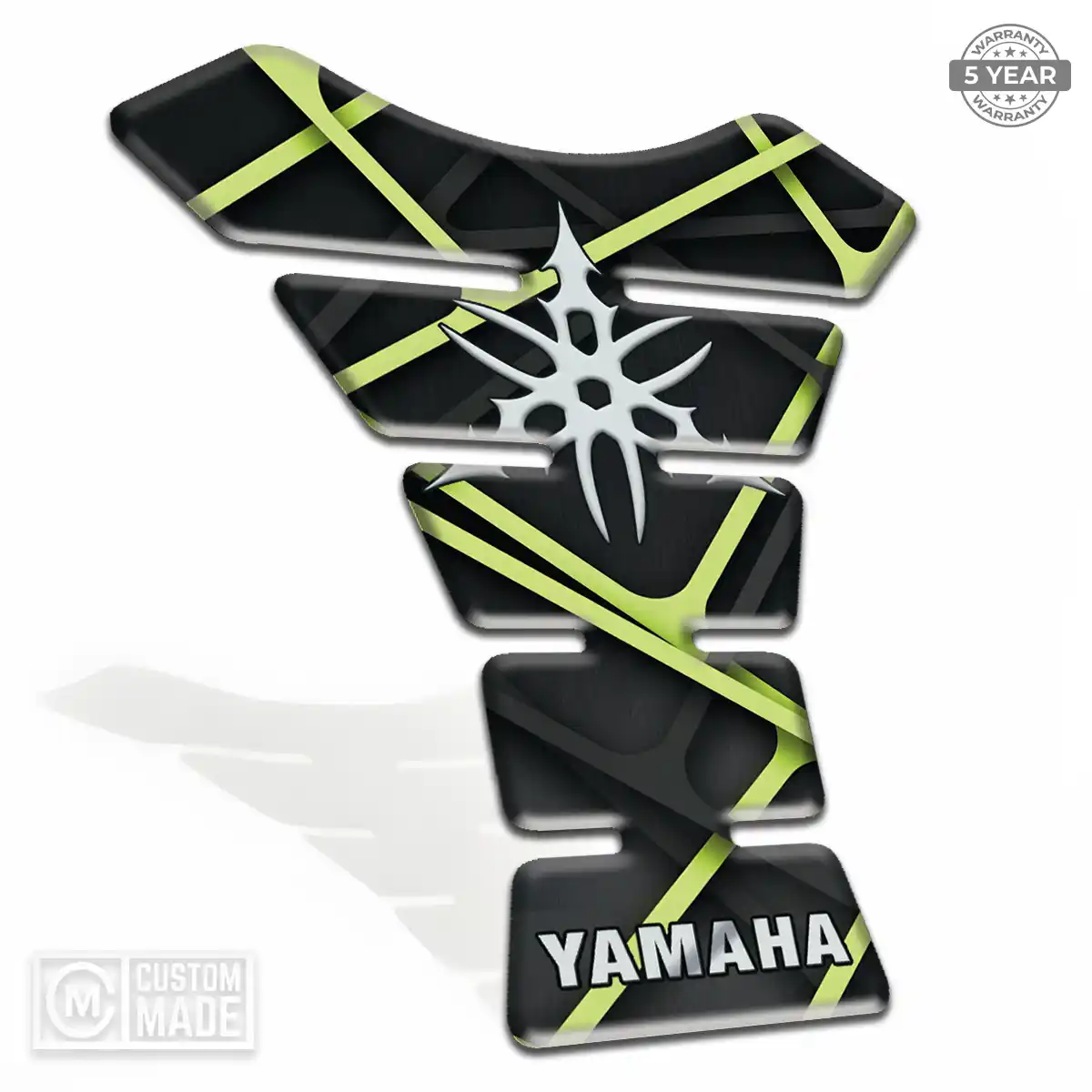 Yamaha 3D Domed Tank Pad Sleek Style
