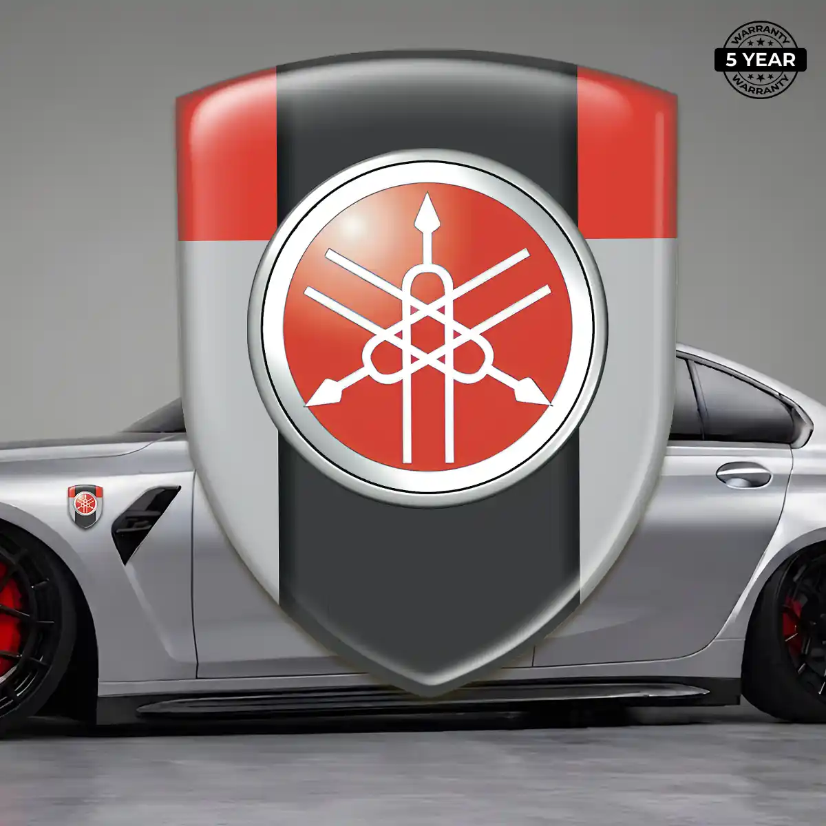 Yamaha 3D Emblem Sticker Auto Tuning