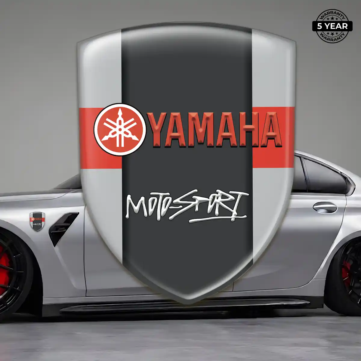 Yamaha 3D Emblem Sticker Branded Line