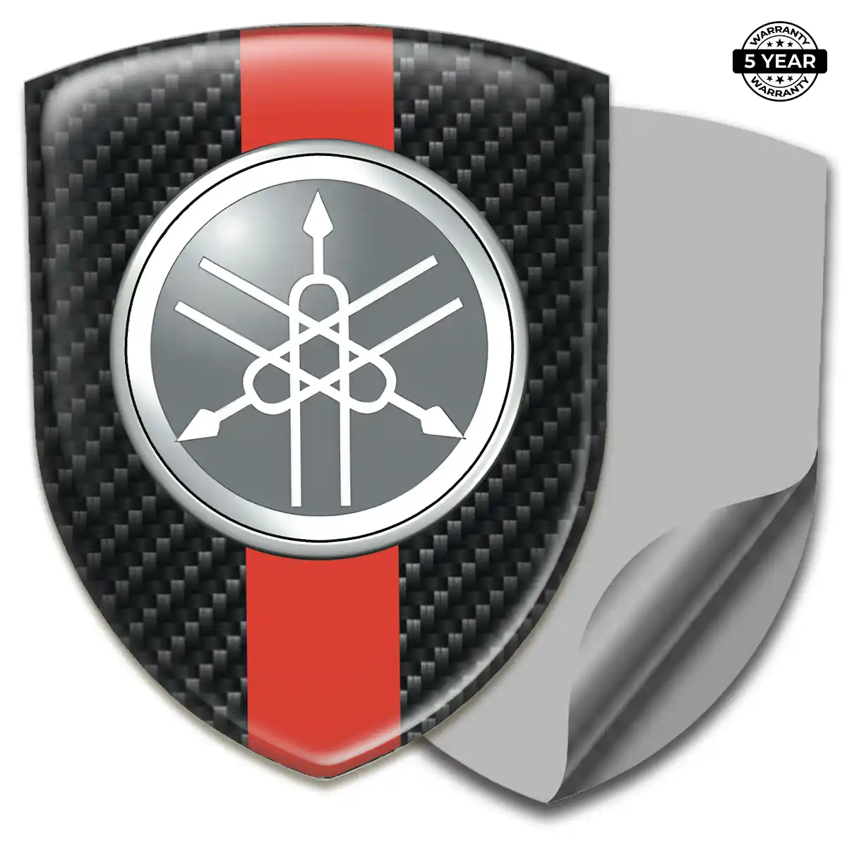 Yamaha 3D Emblem Sticker Interior Elegance
