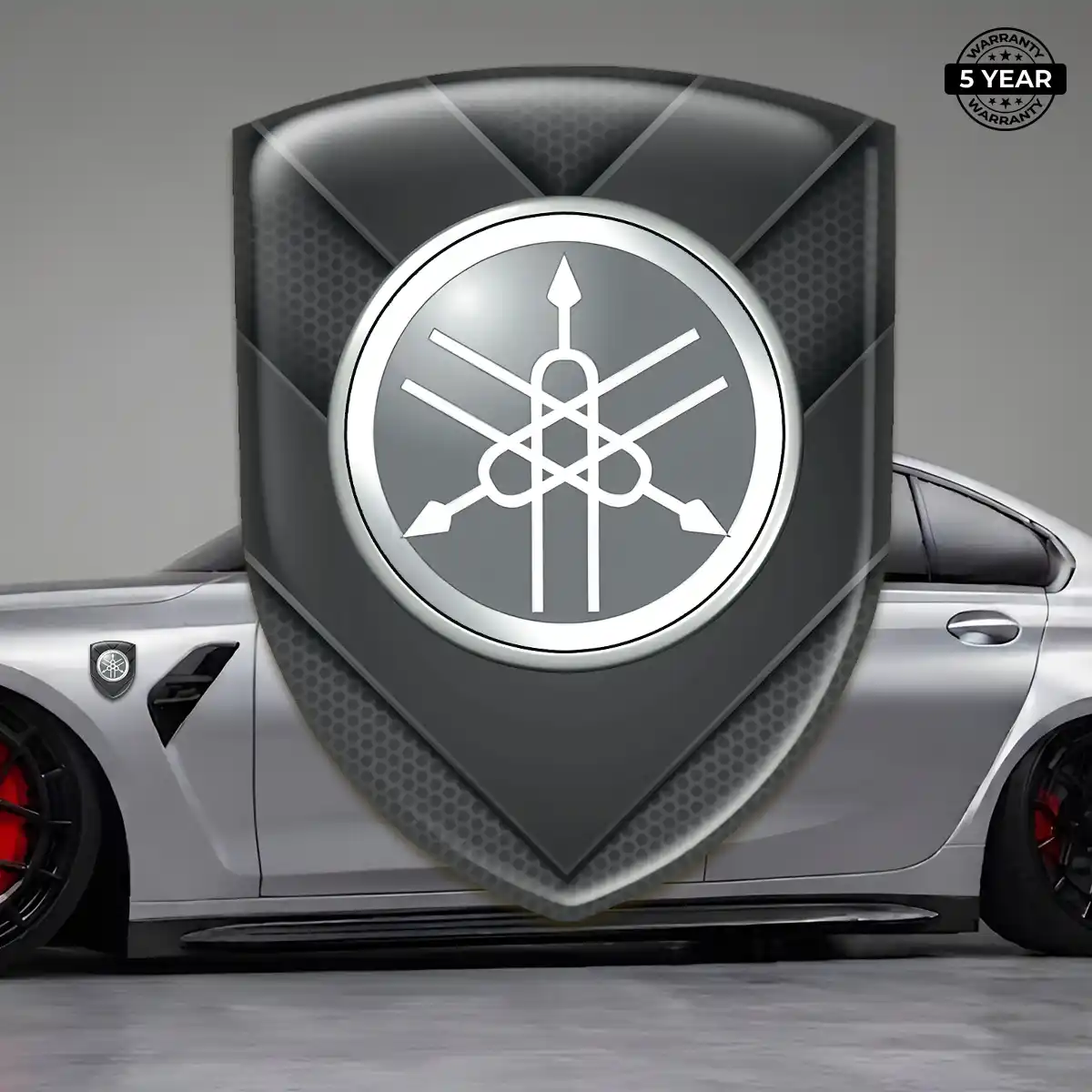 Yamaha 3D Emblem Sticker Interior Luxe