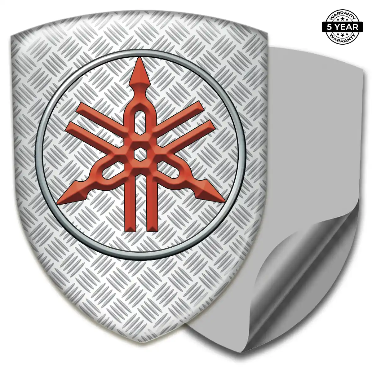 Yamaha 3D Emblem Sticker Refined Design