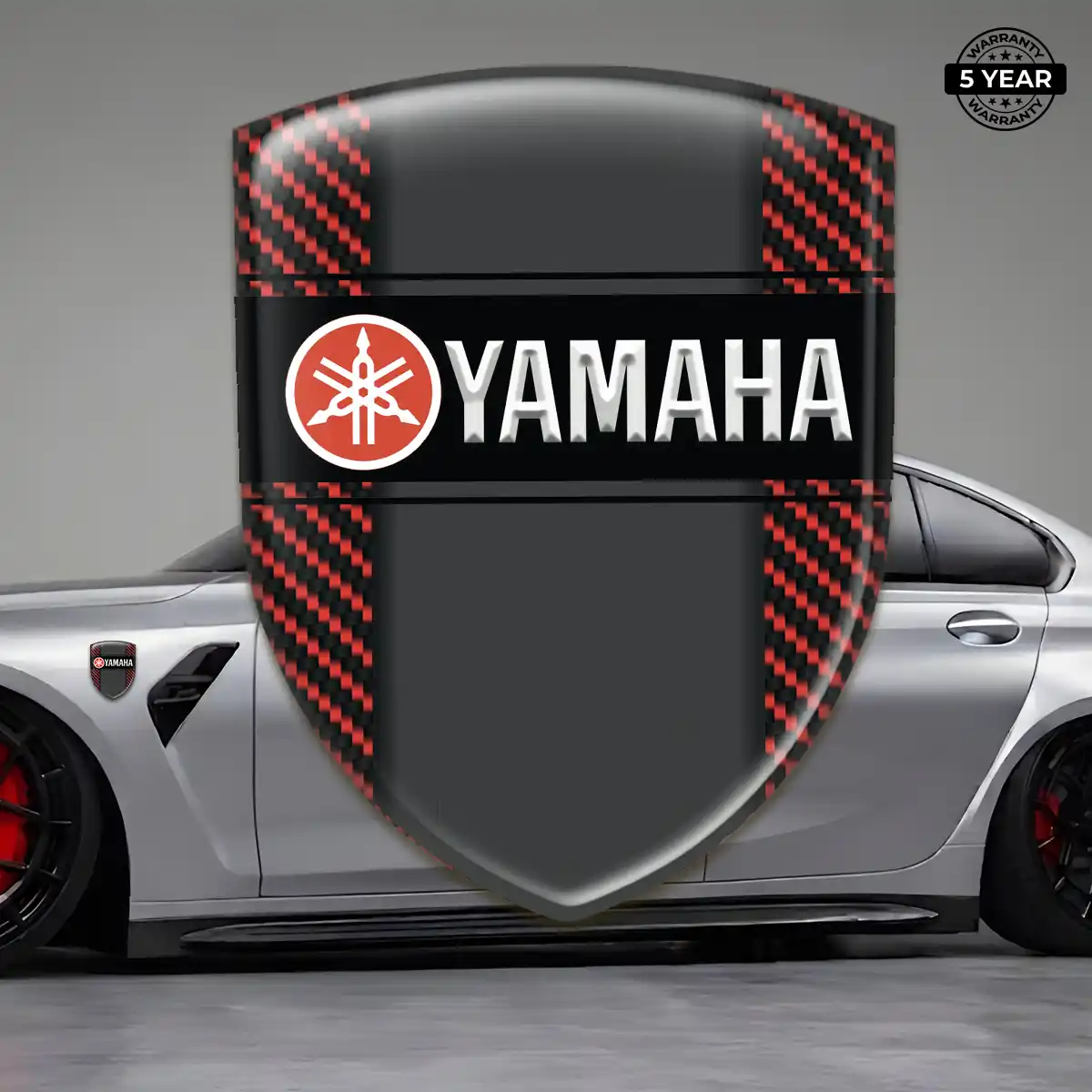 Yamaha 3D Emblem Sticker Resin Elite