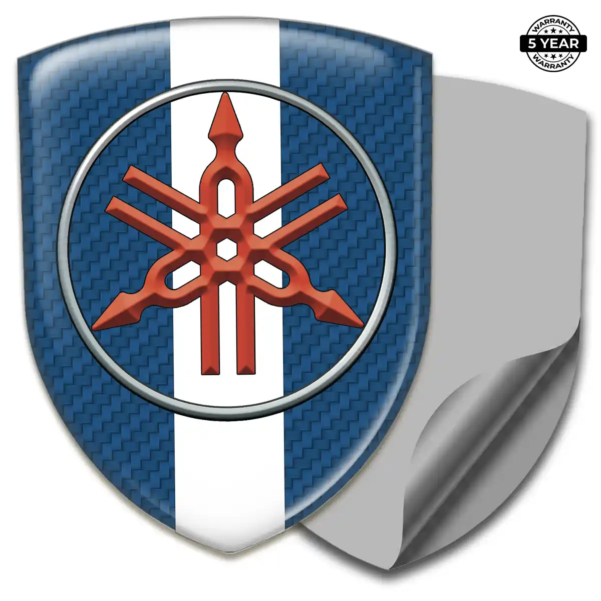 Yamaha 3D Emblem Sticker Resin Luxe