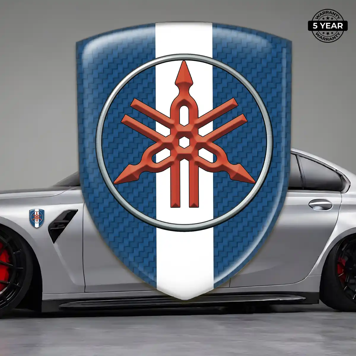 Yamaha 3D Emblem Sticker Resin Luxe