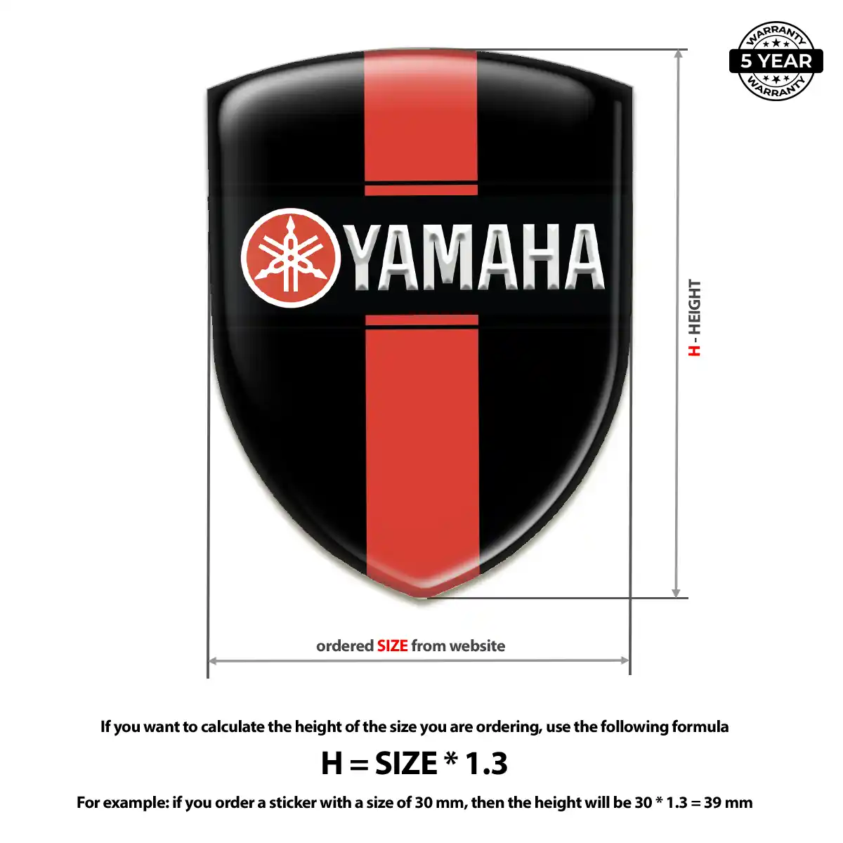 Yamaha 3D Gel Sticker Exclusive Series