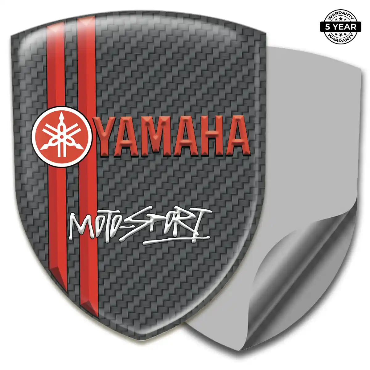 Yamaha 3D Gel Sticker Refined Design
