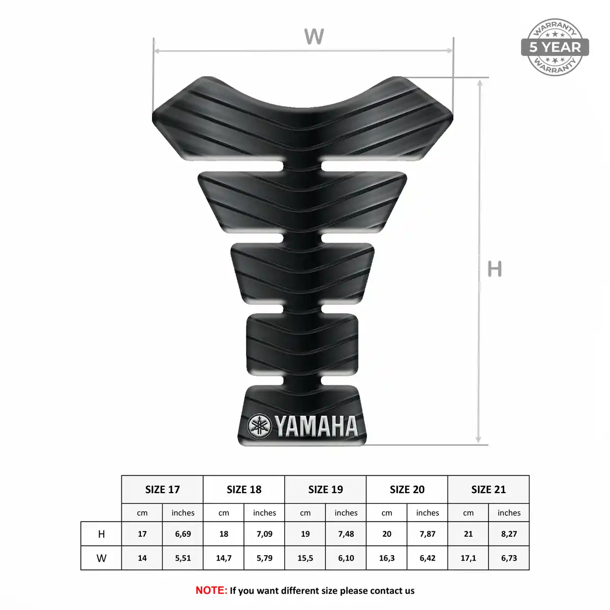 Yamaha 3D Gel Tank Pad Superior Craft
