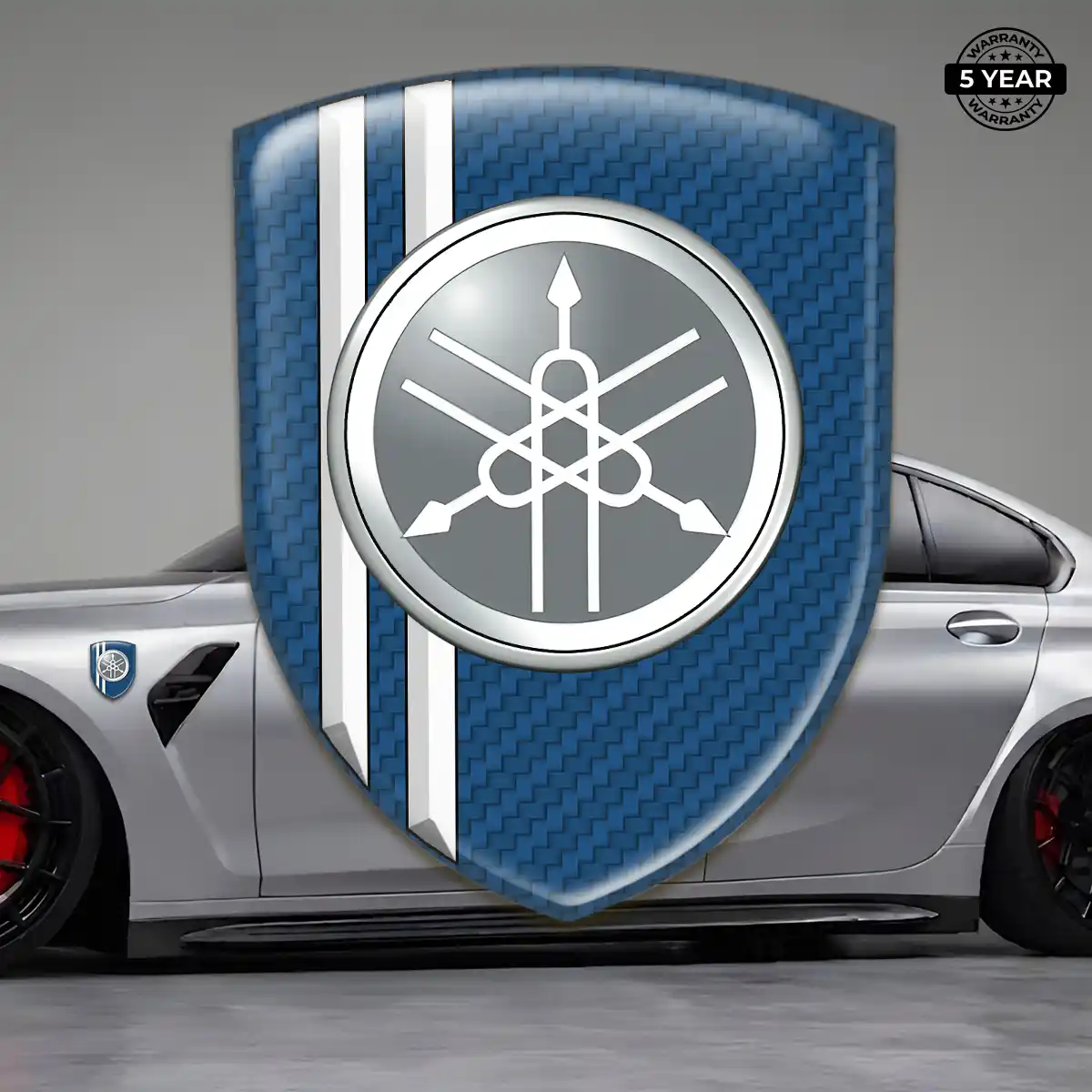 Yamaha 3D Logo Sticker Auto Tuning