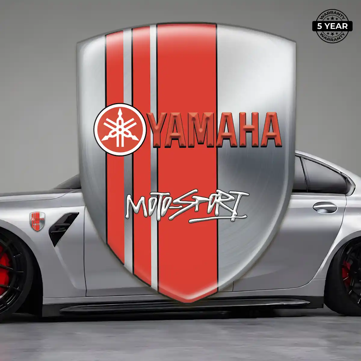 Yamaha 3D Logo Sticker Branded Line